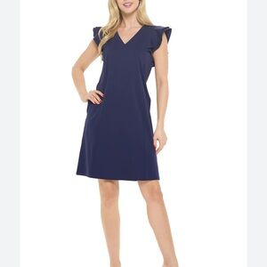 J. McLaughlin Navy A-Line dress
